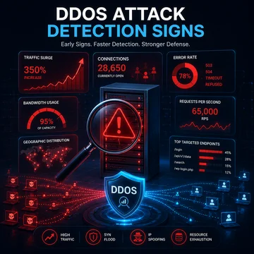 نشانه های تشخیص انواع حملات DDoS